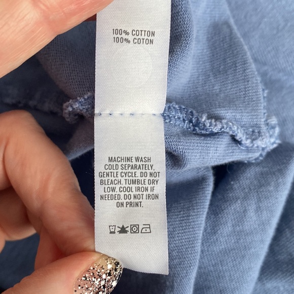 Aerie - Offline Tee in Blue "Run Laps, Take Naps" - Picture 8 of 8